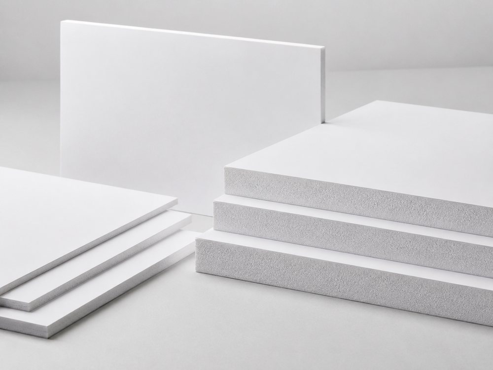 Placas de PVC espumado en 3 mm, 5 mm y 10 mm